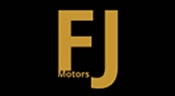 Logo da loja FJ Motors Multimarcas, revenda de veículos usados e seminovos em Curitiba (PR)